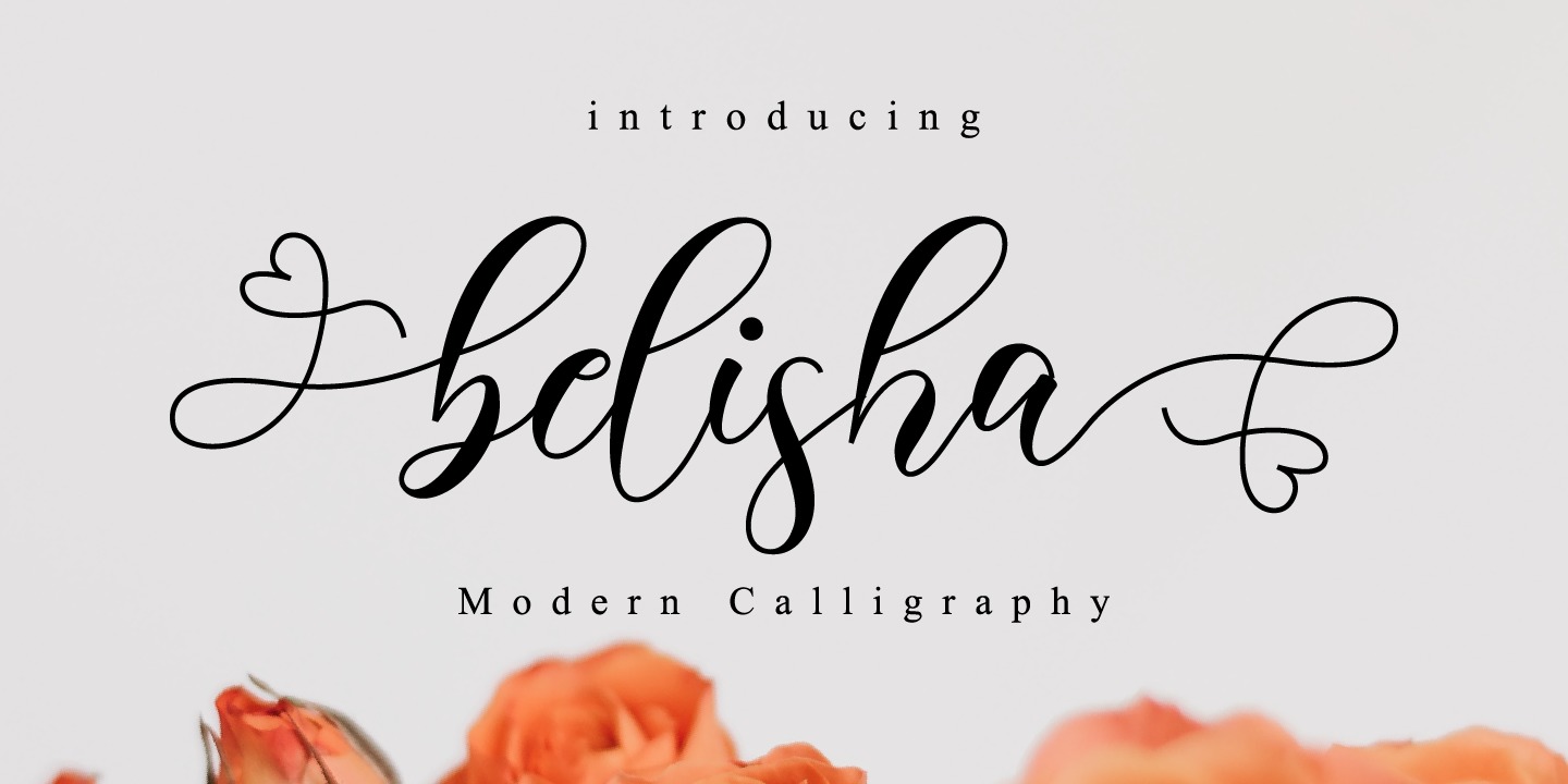 Beispiel einer Belisha-Schriftart #1
